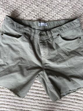 Carve Designs Olive Green Women's Flat-Front Shorts